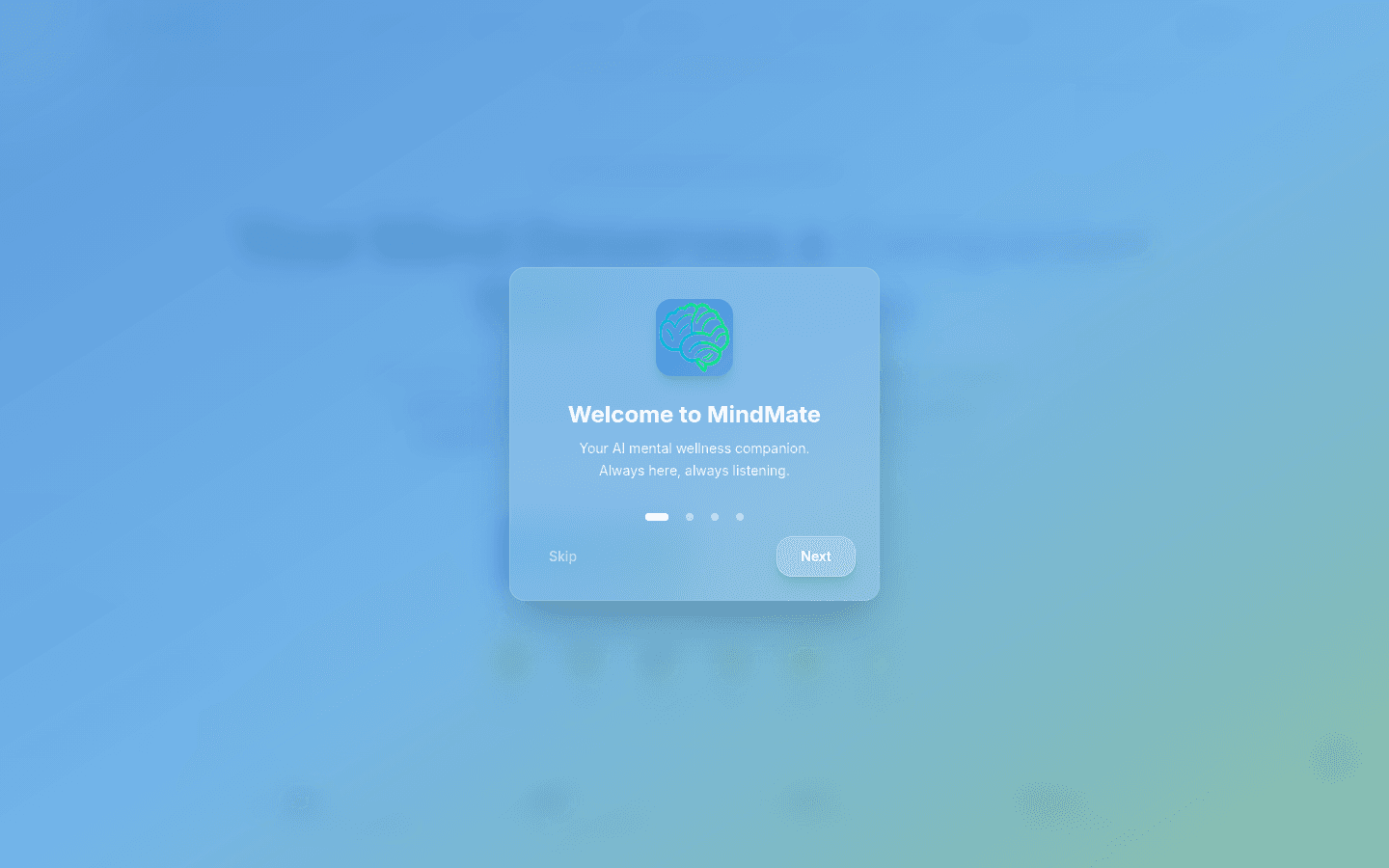 Mind Mate — AI Mental Wellness Companion